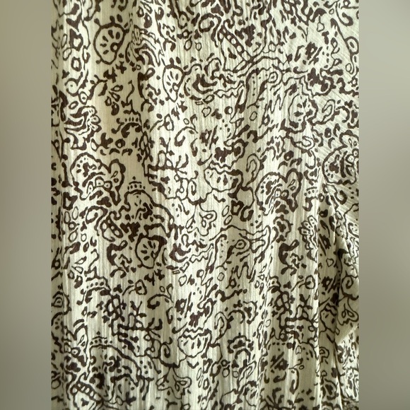 Steve Alan Dress Block Print Cotton Wrap Dress - Picture 6 of 7